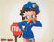 Betty Boop The Police Officer Xbox 360 Slim (2010) Skin